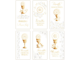 Laurka z okazji I Komunii �w. MERIGRAF DL z�ota