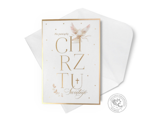 Kartki karnet PAN DRAGON STAR-148 Chrzest