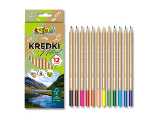 Kredki PENMATE Kolori Natural 12 kolor�w SUPER-HURT