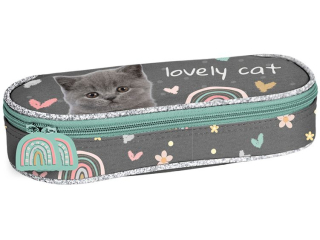 Piórnik saszetka PASO LOVELY CAT PP26CS-013 23x10x5