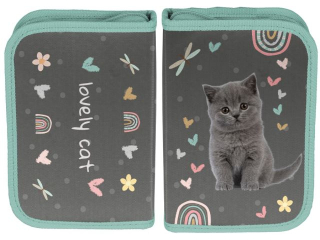 Pi�rnik bez wyposa�enia PASO LOVELY CAT PP26CS-P001BW 19,5x13x3,5