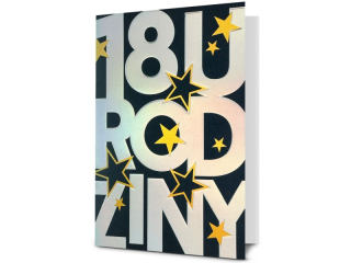 Kartki karnet HM 200-3106 18 Urodziny