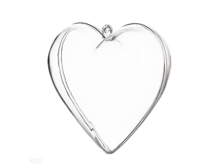 Serca akrylowe DPCRAFT 10cm, 3 sztuki