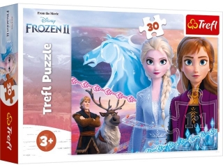 Puzzle 30 TREFL Frozen 2 - Odwaga sióstr