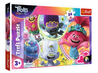 Puzzle   24 Maxi TREFL Muzyczny wiat Troli