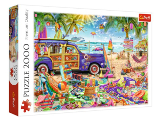 Puzzle 2000 TREFL Tropikalne wakacje