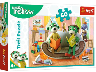 Puzzle   60 TREFL Wsplne czytanie bajek