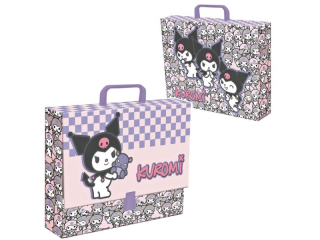 Teczka z rczk A4, XL 33 x 24,8 x 9 cm KUROMI PINK