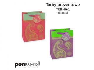 TORBY PREZENTOWE TRB 46-1 23x18x10 [opakowanie=12szt]
