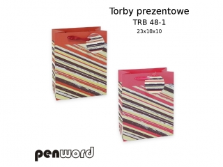 TORBY PREZENTOWE TRB 48-1 23x18x10 [opakowanie=12szt]