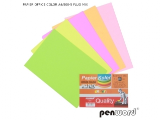 PAPIER OFFICE COLOR A4/500-5 FLUO MIX