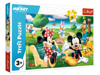 Puzzle 24 Maxi TREFL Myszka Miki w gronie przyjaciół