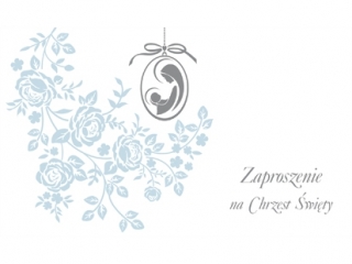 Kartki zaproszenia Pol-Mak Z 49125 Chrzest 10szt.