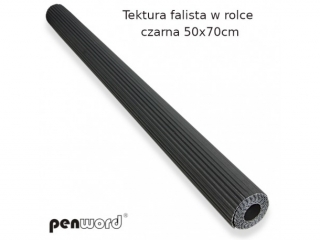 Tektura falista PENWORD w rolce 50x70cm - czarna