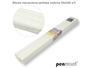 BIBU£A MARSZCZONA PER£OWA SREBRNA 50x200a5