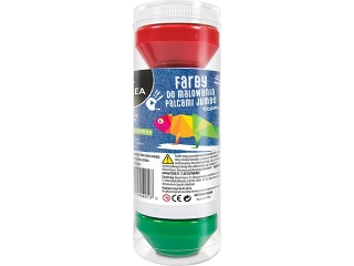 Farby do malowania palcami KIDEA Jumbo 4szt. 50ml