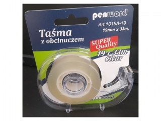 TAŚMA BIUROWA Z OBCINACZEM 19mmx33m 1018A-19