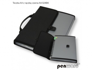 TECZKA A4 Z RCZK CZARNA A4-524BK