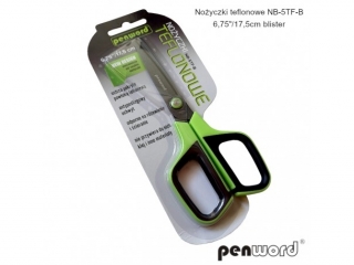 NOYCZKI BIUROWE TEFLONOWE NB-5TF-B 6,75"/17,5cmBLISTER