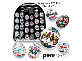 Magnesy Wielkanocne Set4 Jajka mae