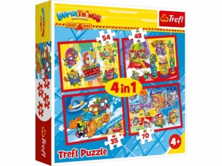 Puzzle "4w1" TREFL Super things - Tajni Szpiedzy