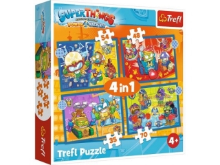 Puzzle "4w1" TREFL Super things - Super akcja