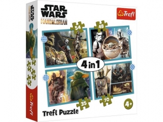 Puzzle   "4w1" TREFL Mandalorian" / Lucasfilm Star Wars The Mandalorian