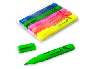 Zakreślacz PENWORD 5009-5 – zestaw 5 kolorów w etui HURT