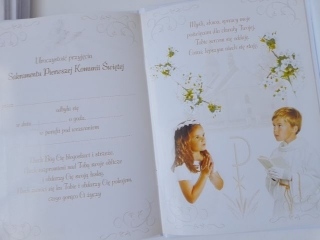 Ksi��eczka-Pami�tka PANORAMA A5 Komunia Hand Made