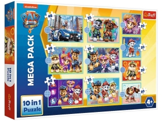 Puzzle "10in1 TREFL Psy na patrolu / Viacom PAW PATROL: THE MOVIE