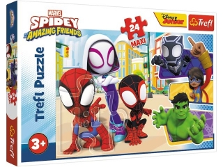 Puzzle 24 Maxi TREFL Spider-Man - Spidey i przyjaciele