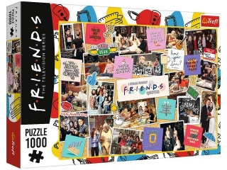 Puzzle 1000 TREFL Przyjaciele - Najlepsze momenty / Warner Friends