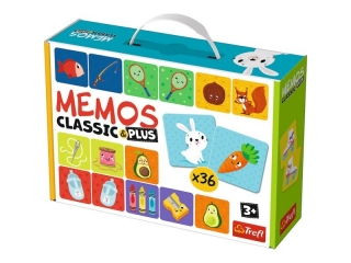 Gra TREFL Memos Classic & plus Logika
