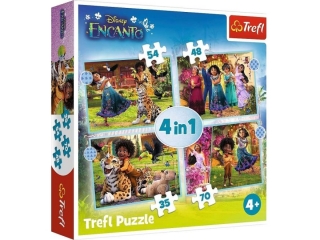 Puzzle "4w1 TREFL Nasze Magiczne Encanto