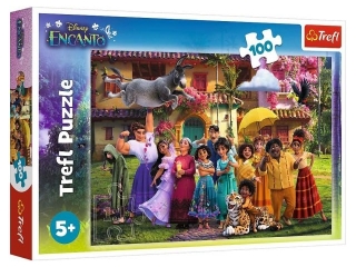 Puzzle  100 TREFL Magia czeka w Encanto / Disney Encanto