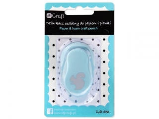 Dziurkacz ozdobny do papieru i pianki DPCRAFT 1,6cm Wiewiórk