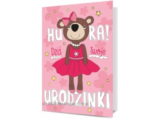 Kartki karnet B6 K - 1856 Urodziny