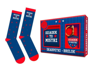 Zestaw prezentowy PAN DRAGON Skarpetki + Brelok - Dzień Dziadka - Mistrz