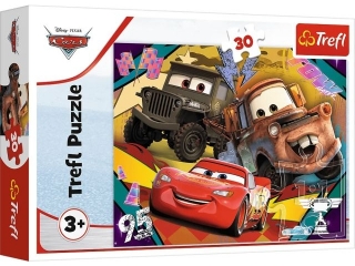 Puzzle 30 TREFL Cars - Rozpędzone samochody
