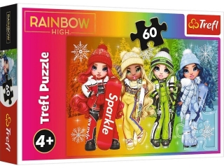 Puzzle   60 TREFL Rainbow High - Radosne lalki