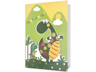 Kartki karnet PAN DRAGON  HM 200-3435 Urodziny dziecice