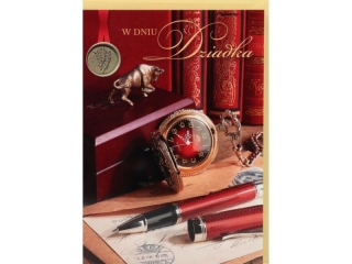 Kartki Karnet B6 K - 1966 Dzień Dziadka