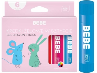 Kredki elowe w sztyfcie INTERDRUK BB Kids