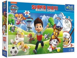 Puzzle 24 SUPER MAXI TREFL Przygody Psiego Patrolu / Viacom PAW Patrol FSC