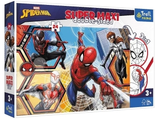 Puzzle   24 SUPER MAXI TREFL Spiderman wyrusza do akcji