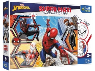 Puzzle 24 SUPER MAXI TREFL Spiderman wyrusza do akcji