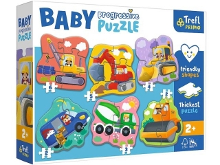 Puzzle TREFL Baby Progressive - Pojazdy