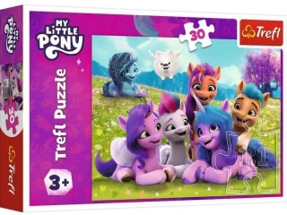 Puzzle   30 TREFL My Little Pony - Przyjacielskie Koniki Pony