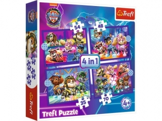 Puzzle "4w1" TREFL Psi Patrol - Bohaterowie na ratunek