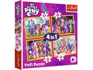 Puzzle "4w1" TREFL My Little Pony - Poznaj kucyki Pony